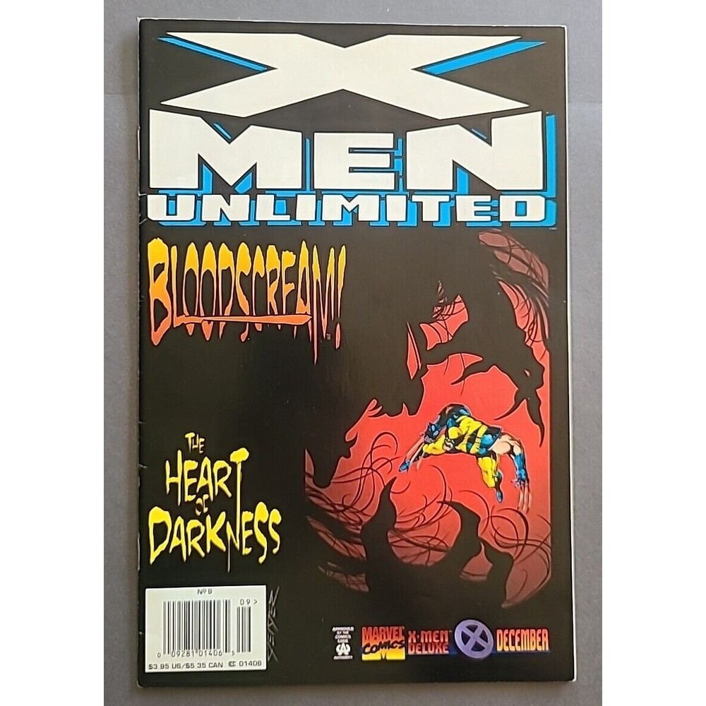 Vintage X-Men Unlimited #9 vs Bloodscream and Belasco 68pgs Marvel Comics 1995